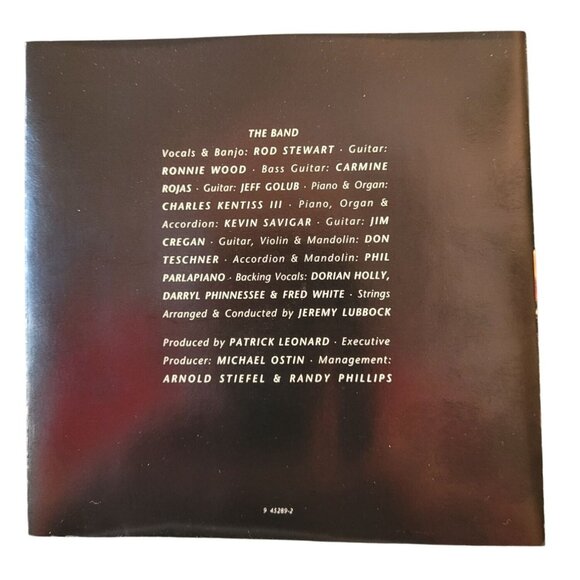 Rod Stewart Unplugged...And Seated CD Music Ronnie Wood Guest Album 37449cd - Picture 2 of 3